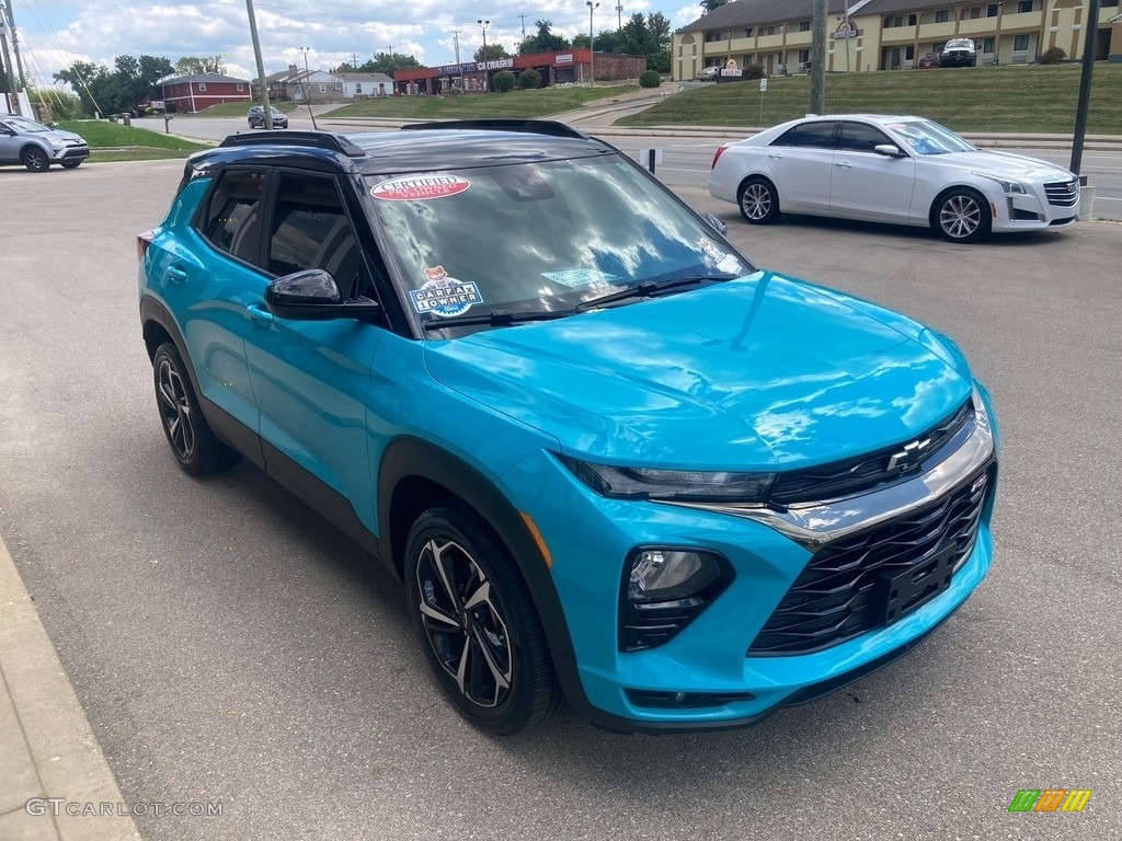 2021 TrailBlazer RS - Oasis Blue / Jet Black photo #7