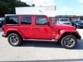 2020 Firecracker Red Jeep Wrangler Unlimited Sahara 4x4  photo #7