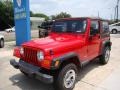 Flame Red - Wrangler SE 4x4 Photo No. 4