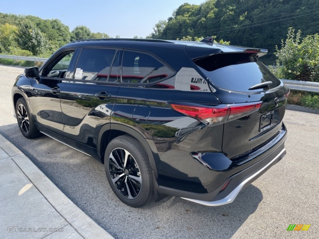 Midnight Black Metallic 2022 Toyota Highlander XSE AWD Exterior Photo #144764767