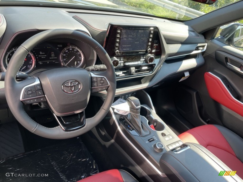 2022 Toyota Highlander XSE AWD Cockpit Red Dashboard Photo #144764788