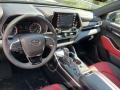 2022 Toyota Highlander Cockpit Red Interior Dashboard Photo