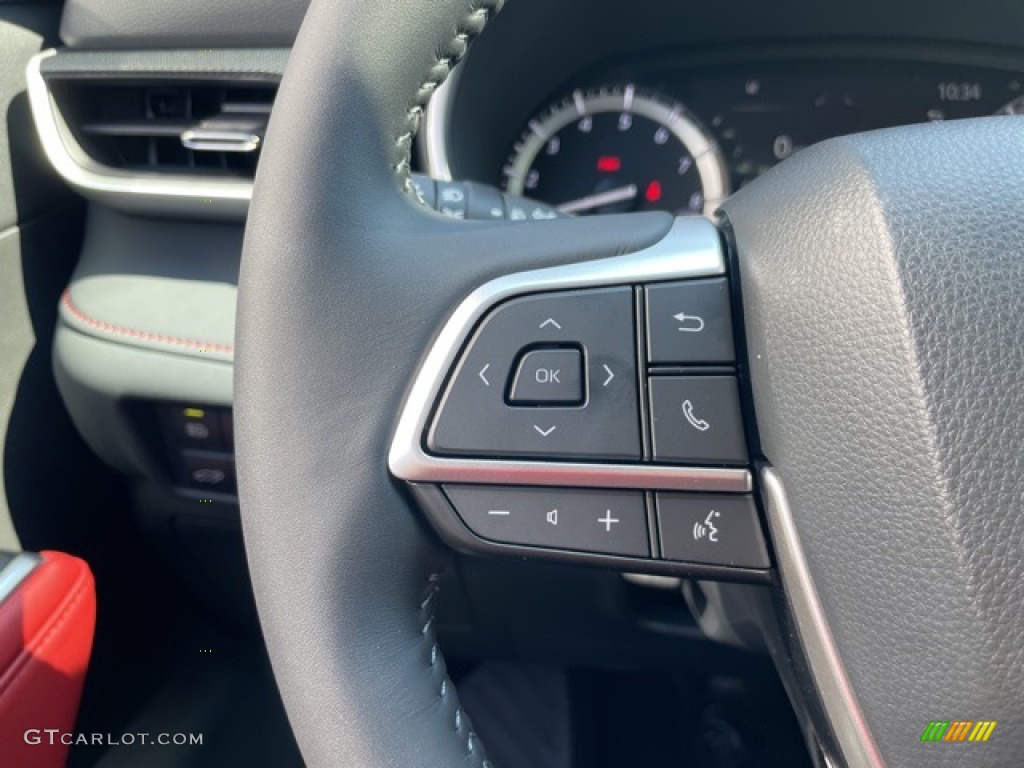 2022 Toyota Highlander XSE AWD Cockpit Red Steering Wheel Photo #144765056