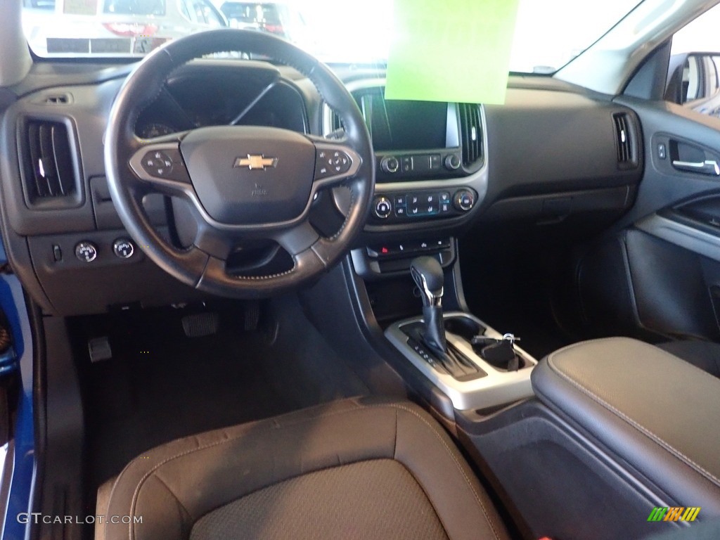 Jet Black Interior 2022 Chevrolet Colorado LT Crew Cab 4x4 Photo #144765064