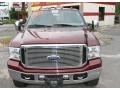 2006 Dark Toreador Red Metallic Ford F350 Super Duty Lariat FX4 Crew Cab 4x4  photo #2