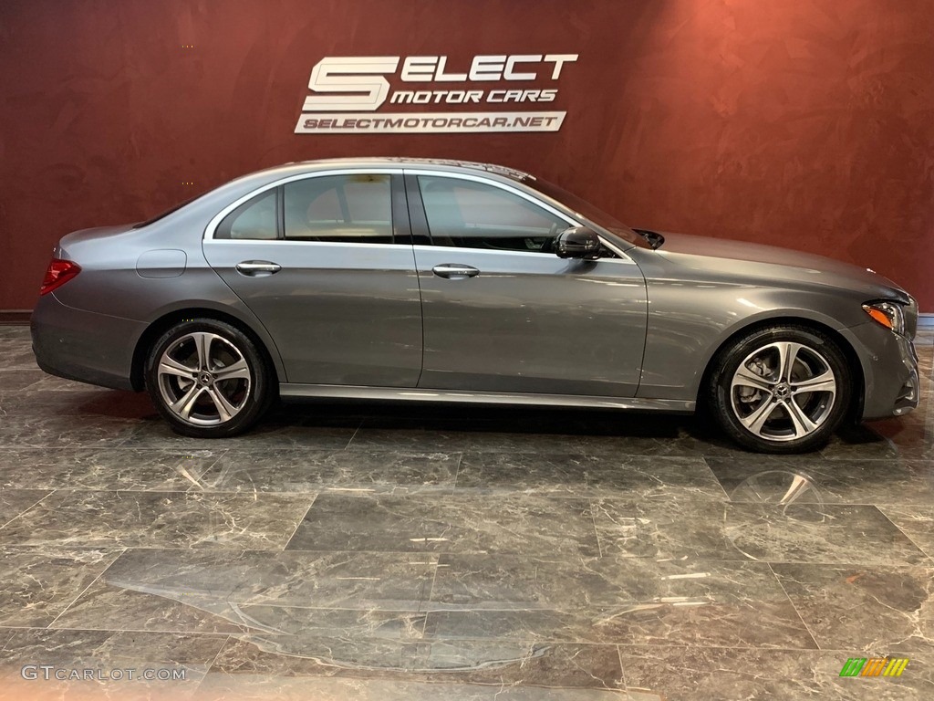 2019 E 300 4Matic Sedan - Selenite Grey Metallic / Nut Brown/Black photo #4