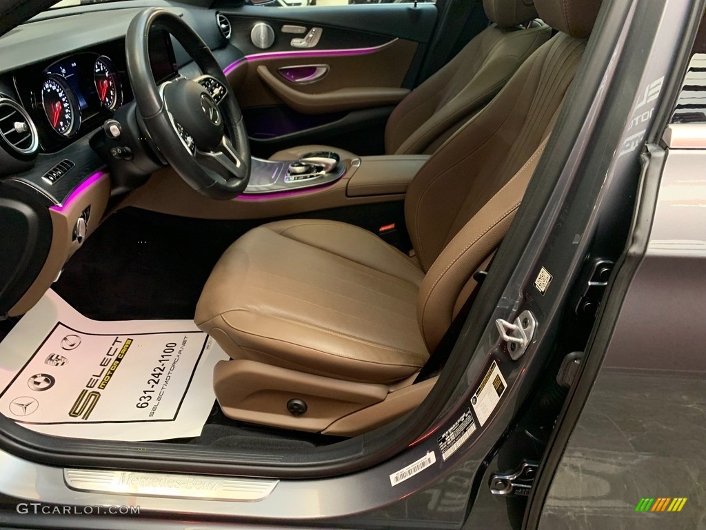 2019 E 300 4Matic Sedan - Selenite Grey Metallic / Nut Brown/Black photo #9