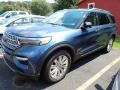 2020 Blue Metallic Ford Explorer Limited 4WD #144764719