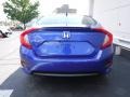 2018 Aegean Blue Metallic Honda Civic EX-L Sedan  photo #8