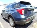 2020 Blue Metallic Ford Explorer Limited 4WD  photo #2