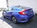 2018 Aegean Blue Metallic Honda Civic EX-L Sedan  photo #9