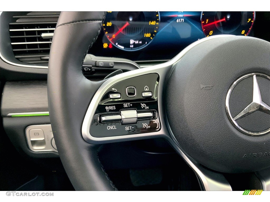 2022 Mercedes-Benz GLE 350 4Matic Black Steering Wheel Photo #144766197