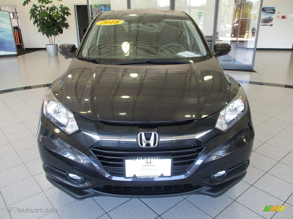2018 HR-V EX - Mulberry Metallic / Black photo #2