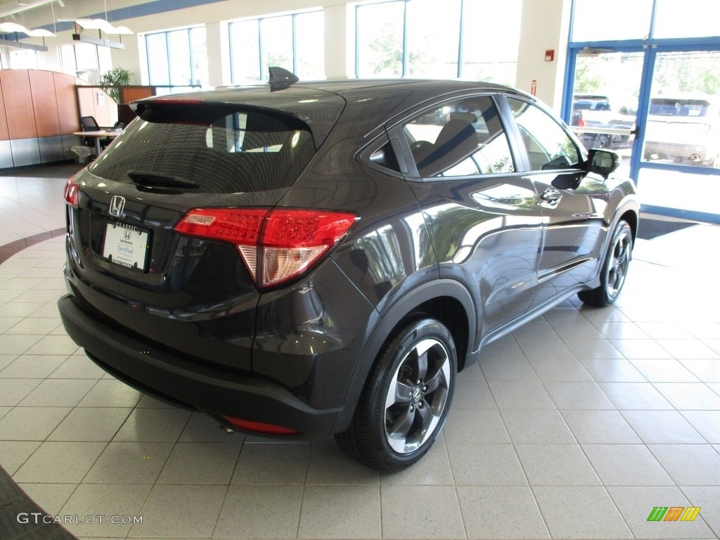 2018 HR-V EX - Mulberry Metallic / Black photo #7