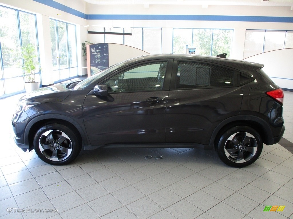 2018 HR-V EX - Mulberry Metallic / Black photo #10