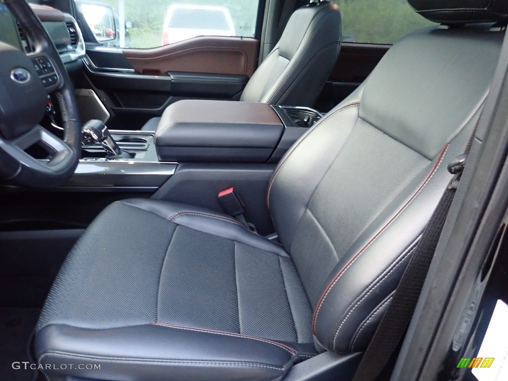 2021 Ford F150 Lariat SuperCrew 4x4 Front Seat Photo #144767439