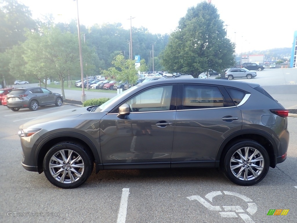 2020 CX-5 Grand Touring Reserve AWD - Machine Gray Metallic / Black photo #6
