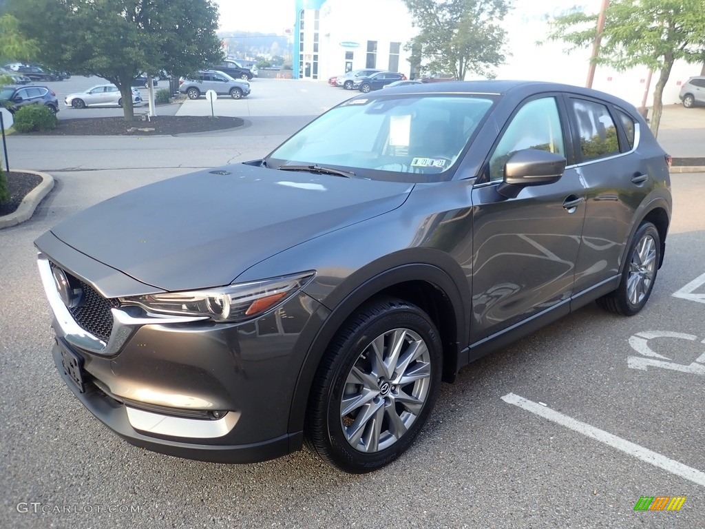 2020 CX-5 Grand Touring Reserve AWD - Machine Gray Metallic / Black photo #7