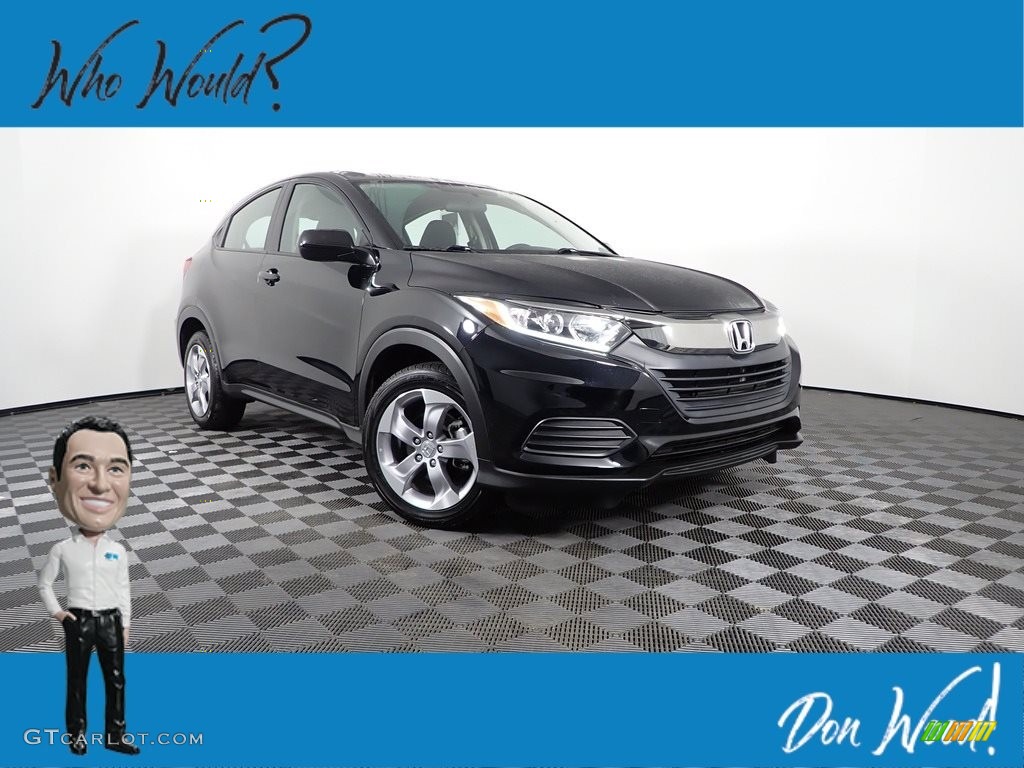 Crystal Black Pearl Honda HR-V