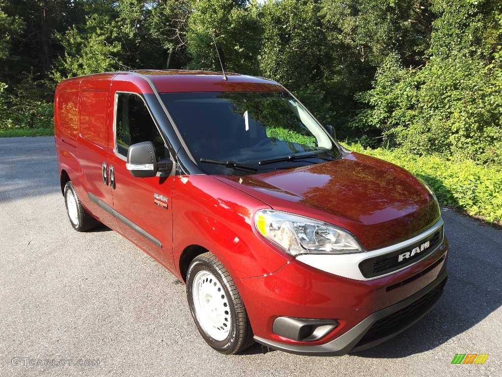 Deep Red Metallic 2022 Ram ProMaster City Tradesman Cargo Van Exterior Photo #144768480