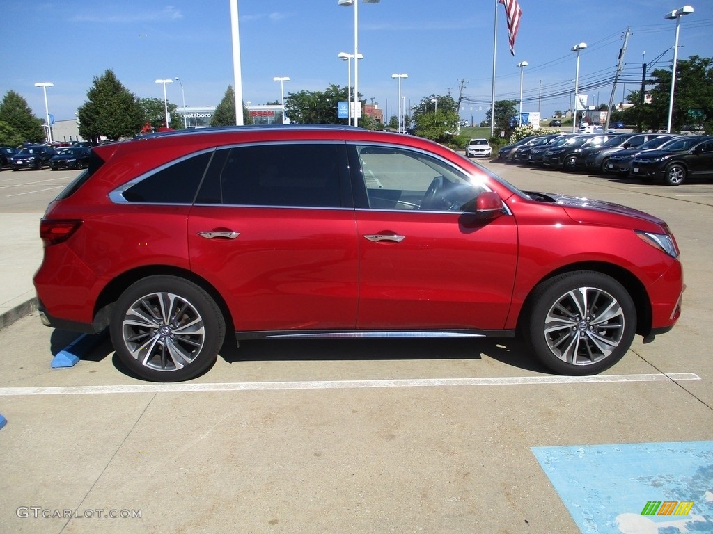 2019 MDX Technology SH-AWD - Performance Red Pearl / Parchment photo #4