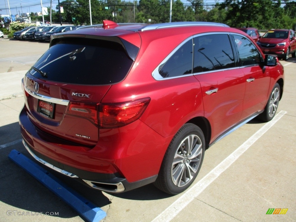2019 MDX Technology SH-AWD - Performance Red Pearl / Parchment photo #7