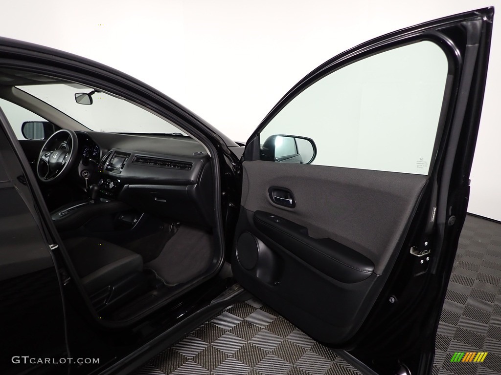 2020 HR-V LX AWD - Crystal Black Pearl / Black photo #25