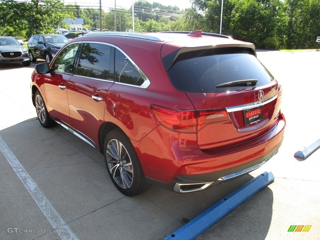 2019 MDX Technology SH-AWD - Performance Red Pearl / Parchment photo #9