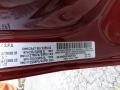  2022 ProMaster City Tradesman Cargo Van Deep Red Metallic Color Code 293