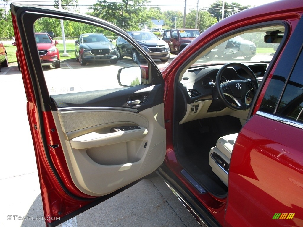 2019 MDX Technology SH-AWD - Performance Red Pearl / Parchment photo #28