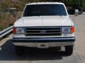 Colonial White 1989 Ford F350 XLT Lariat Crew Cab Exterior