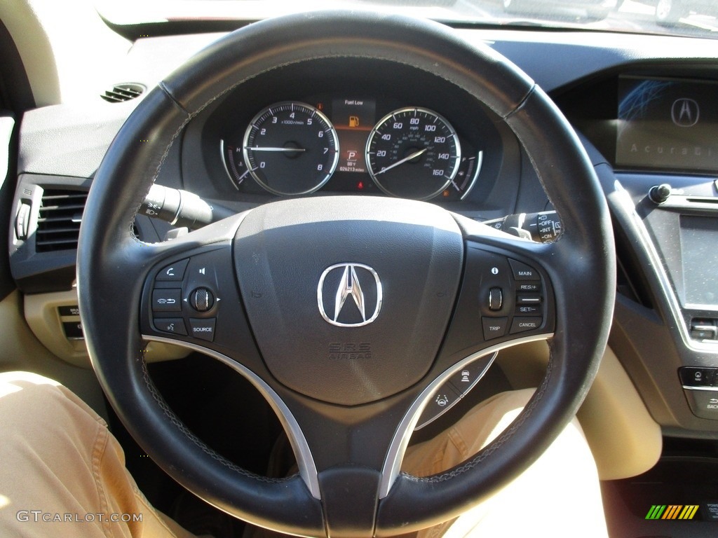 2019 MDX Technology SH-AWD - Performance Red Pearl / Parchment photo #34
