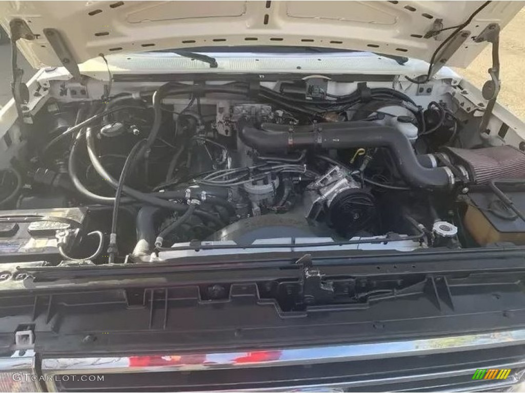 1989 Ford F350 XLT Lariat Crew Cab Engine Photos