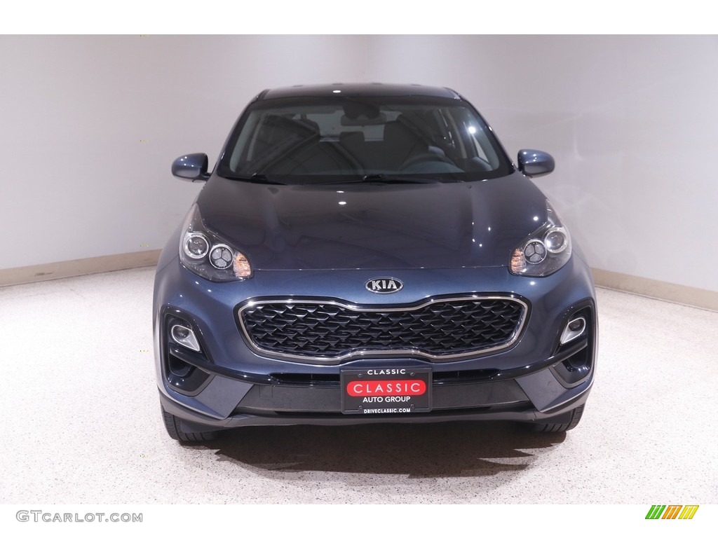 2020 Sportage LX AWD - Pacific Blue / Black photo #2