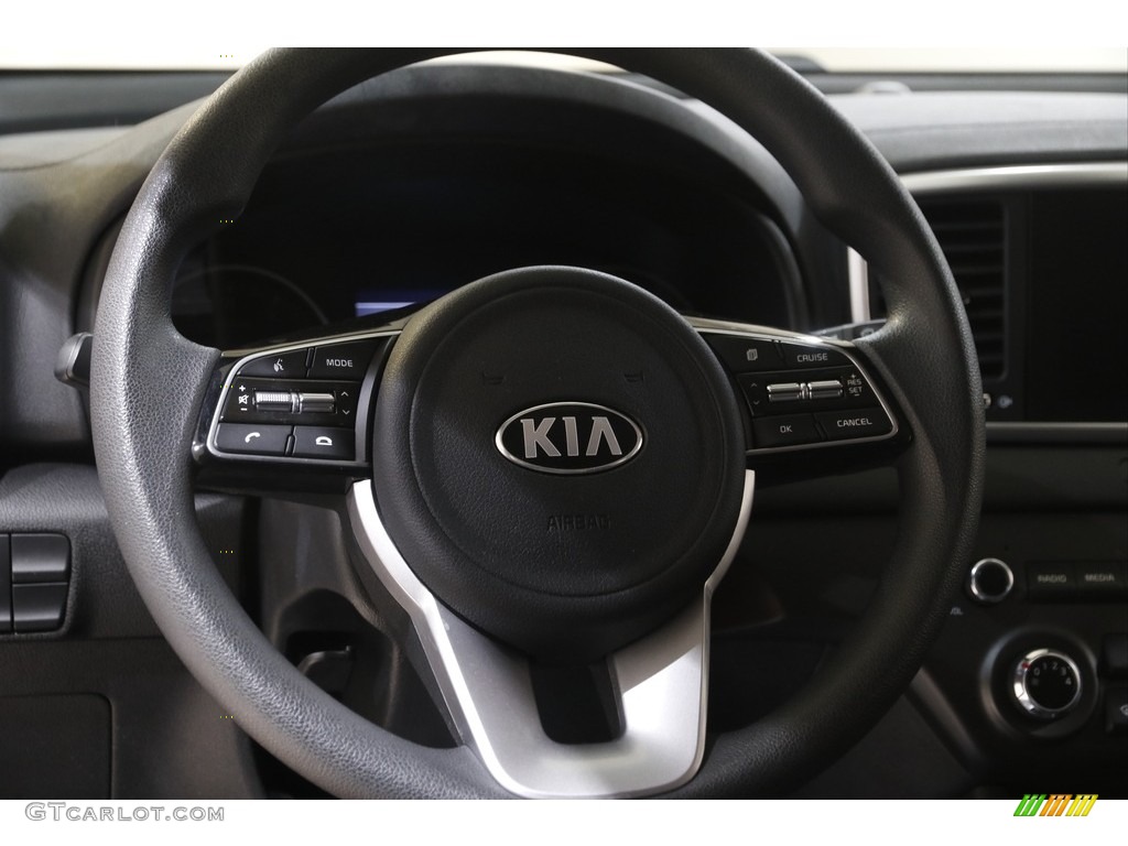 2020 Sportage LX AWD - Pacific Blue / Black photo #7