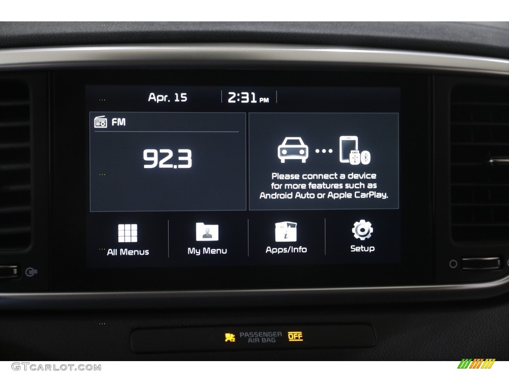 2020 Sportage LX AWD - Pacific Blue / Black photo #10