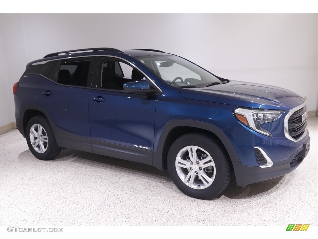 2019 Terrain SLE AWD - Blue Emerald Metallic / Jet Black photo #1