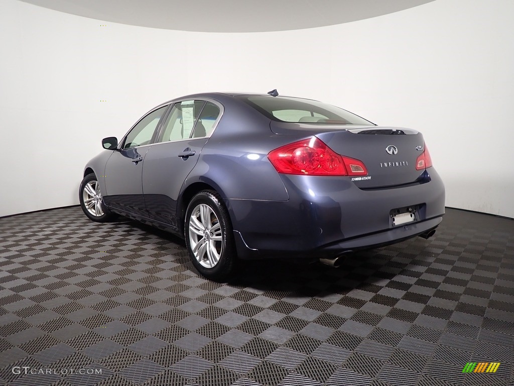 2012 G 25 x AWD Sedan - Blue Slate / Stone photo #11