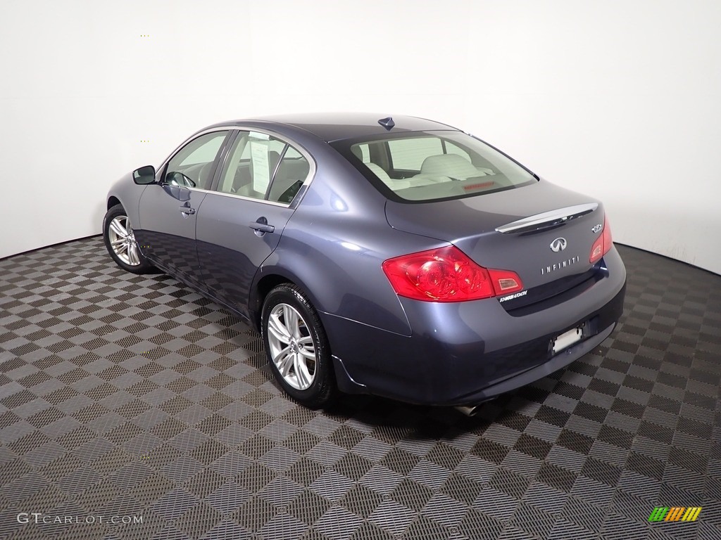 2012 G 25 x AWD Sedan - Blue Slate / Stone photo #12