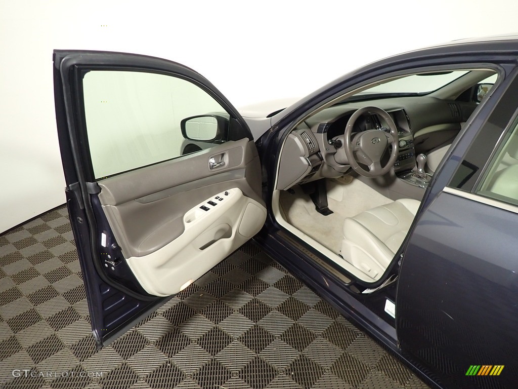 2012 G 25 x AWD Sedan - Blue Slate / Stone photo #18