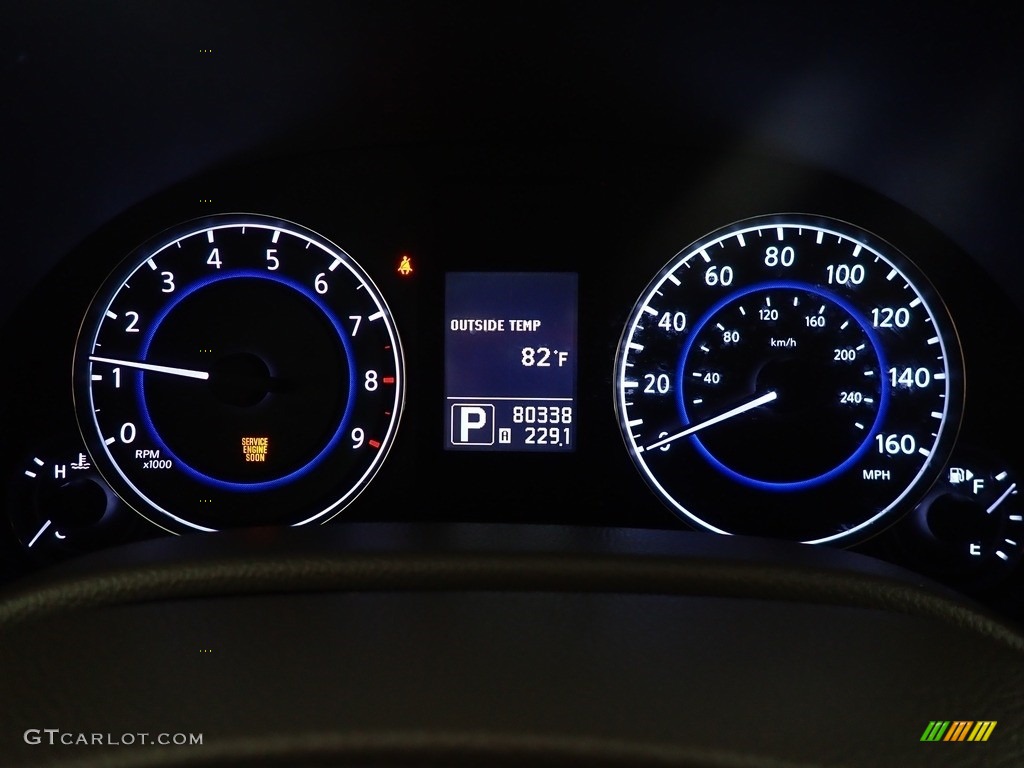 2012 Infiniti G 25 x AWD Sedan Gauges Photos