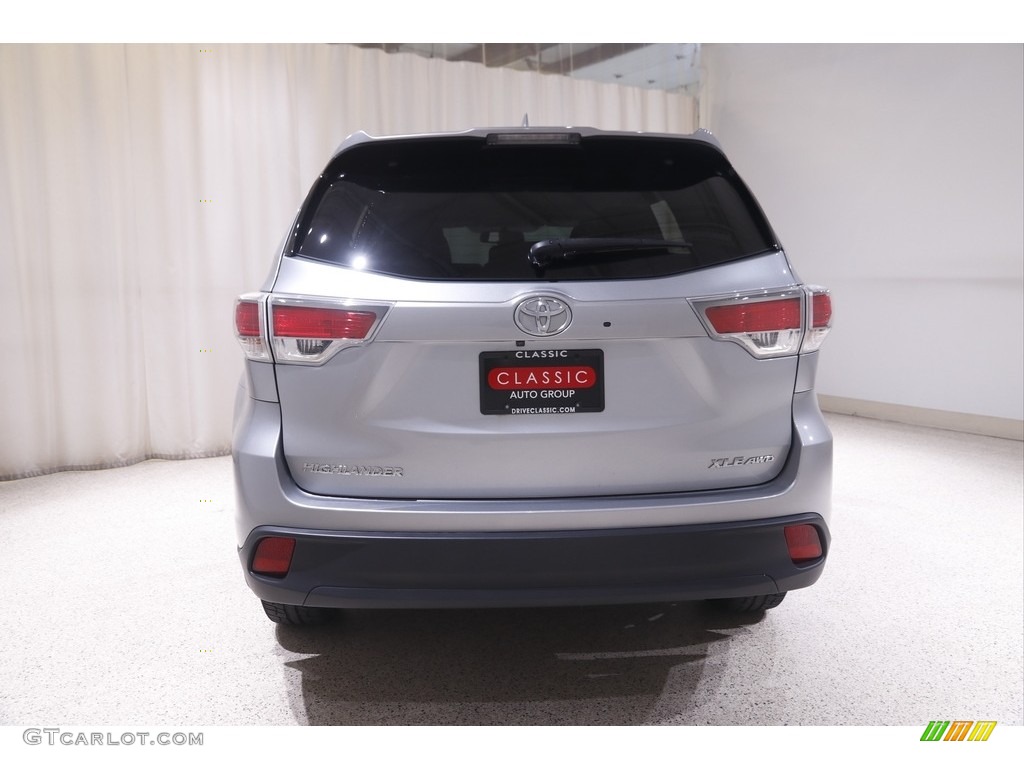 2016 Highlander XLE - Silver Sky Metallic / Ash photo #20