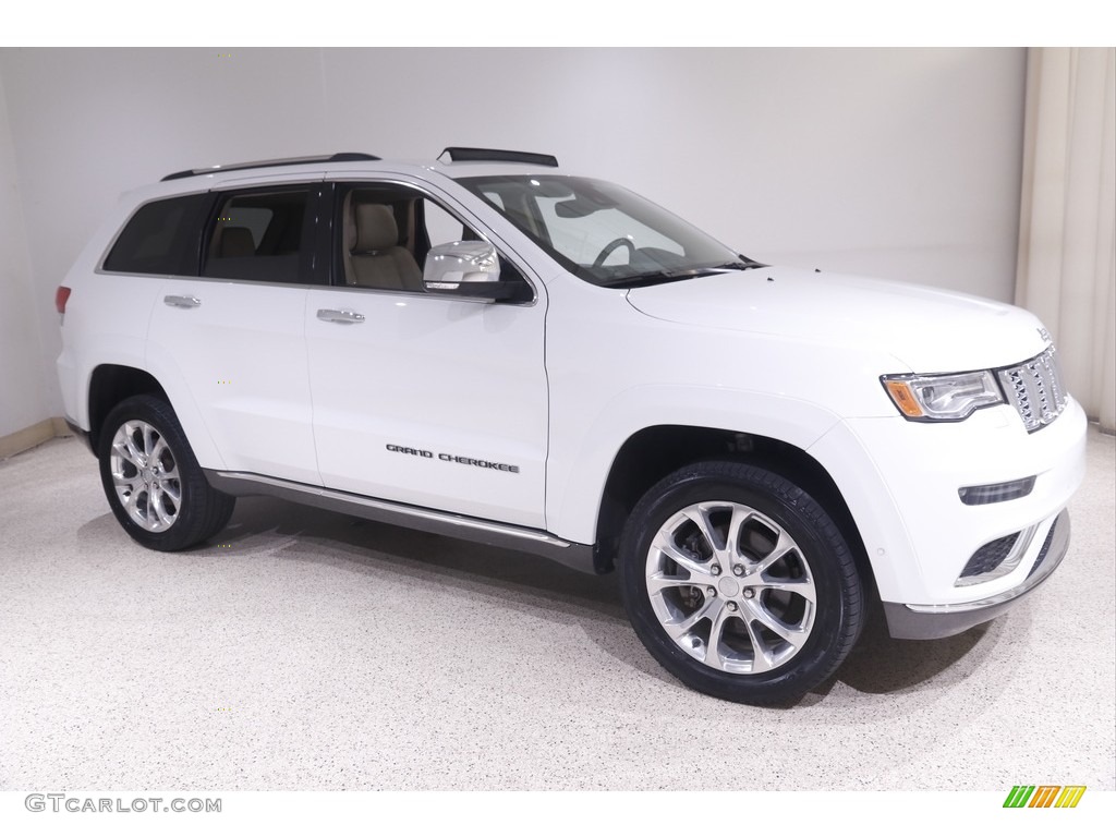 2020 Grand Cherokee Summit 4x4 - Bright White / Light Frost/Brown photo #1