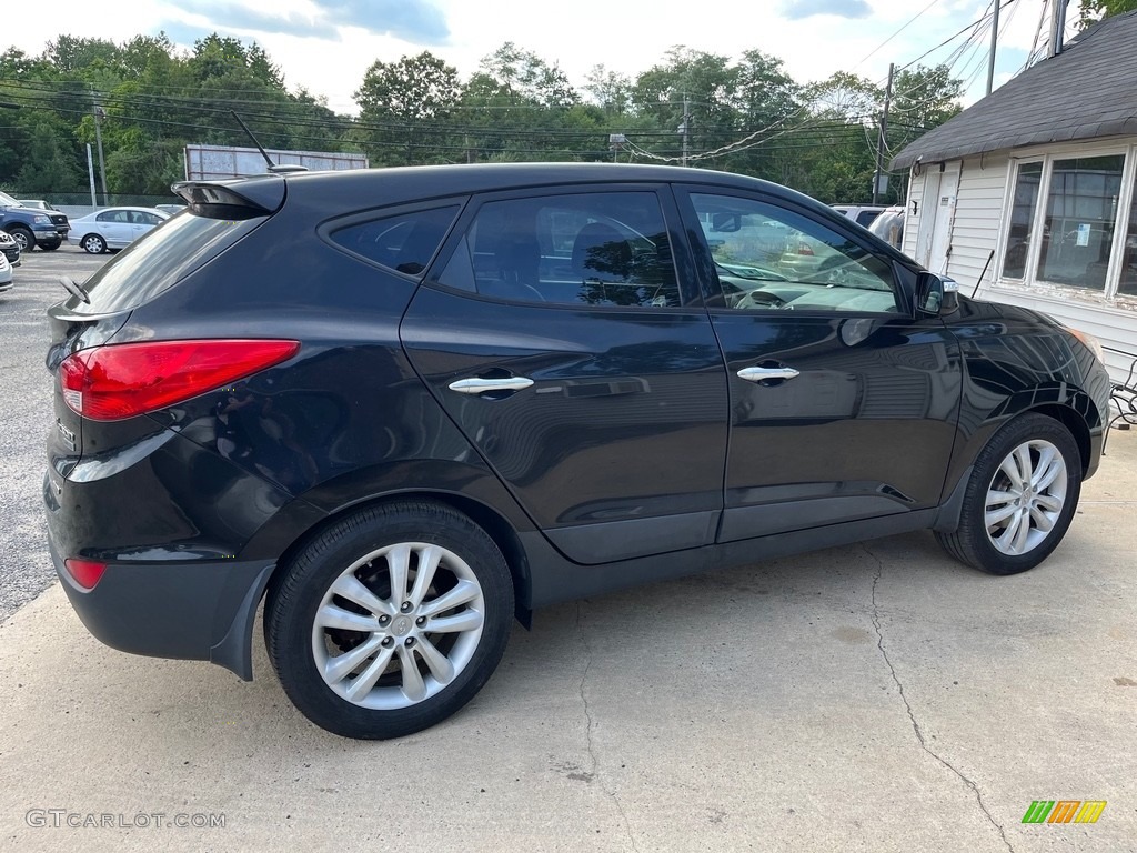 2012 Tucson Limited AWD - Ash Black / Black/Saddle photo #5