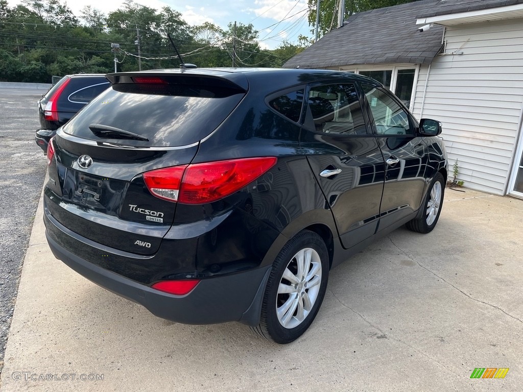 2012 Tucson Limited AWD - Ash Black / Black/Saddle photo #6