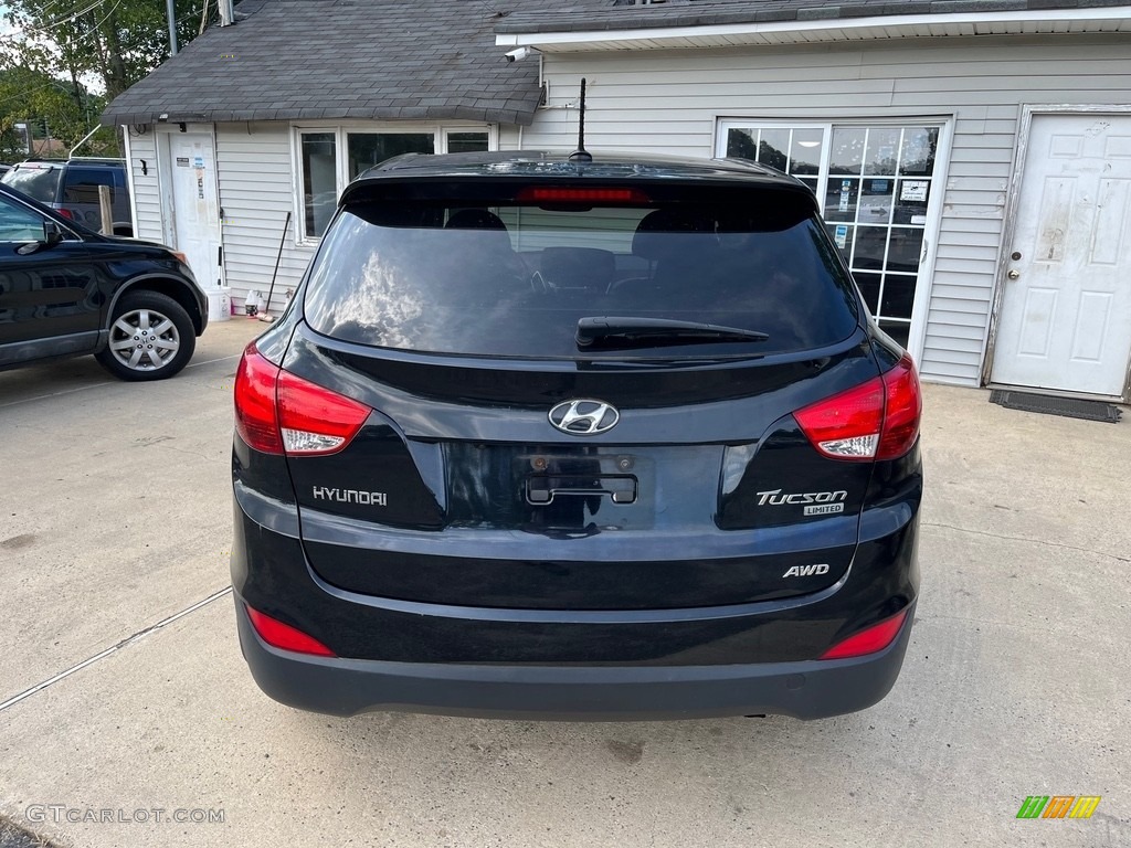 2012 Tucson Limited AWD - Ash Black / Black/Saddle photo #7