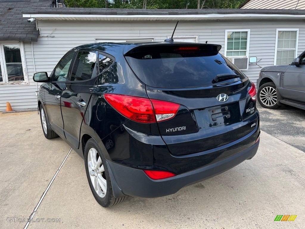 2012 Tucson Limited AWD - Ash Black / Black/Saddle photo #8