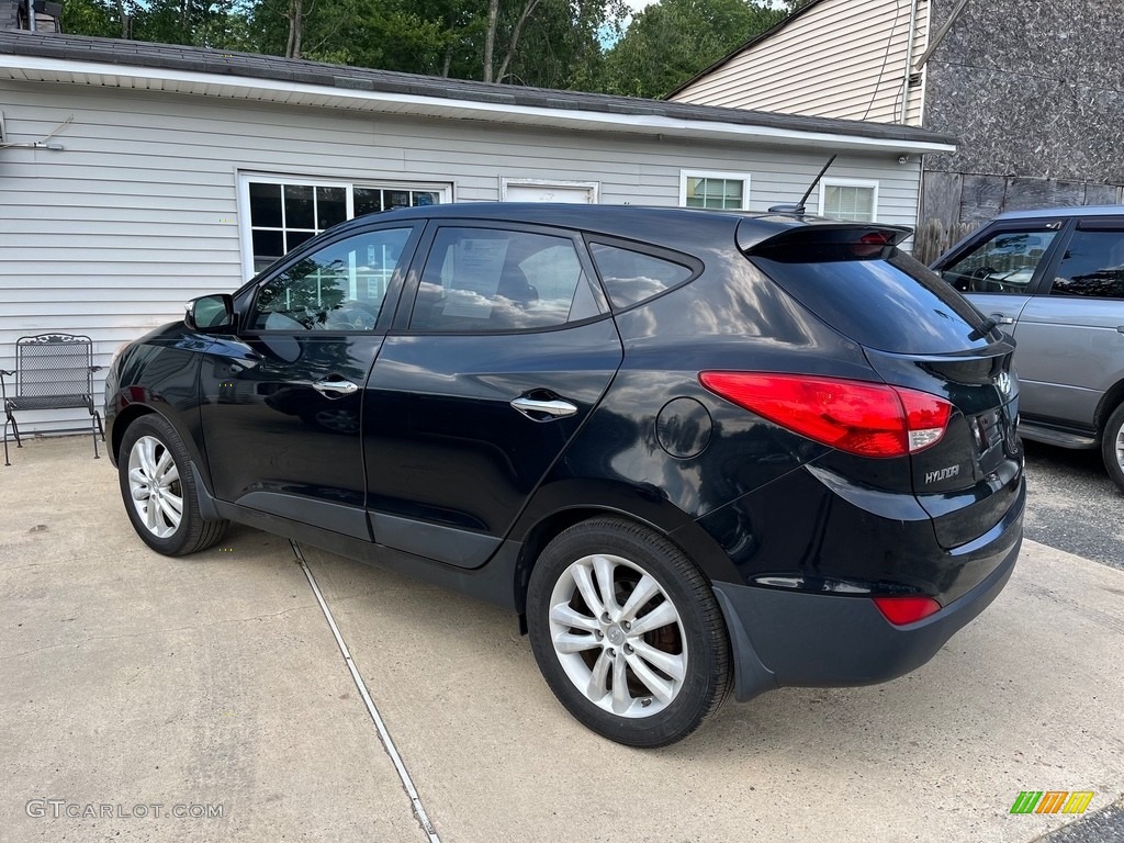 2012 Tucson Limited AWD - Ash Black / Black/Saddle photo #9