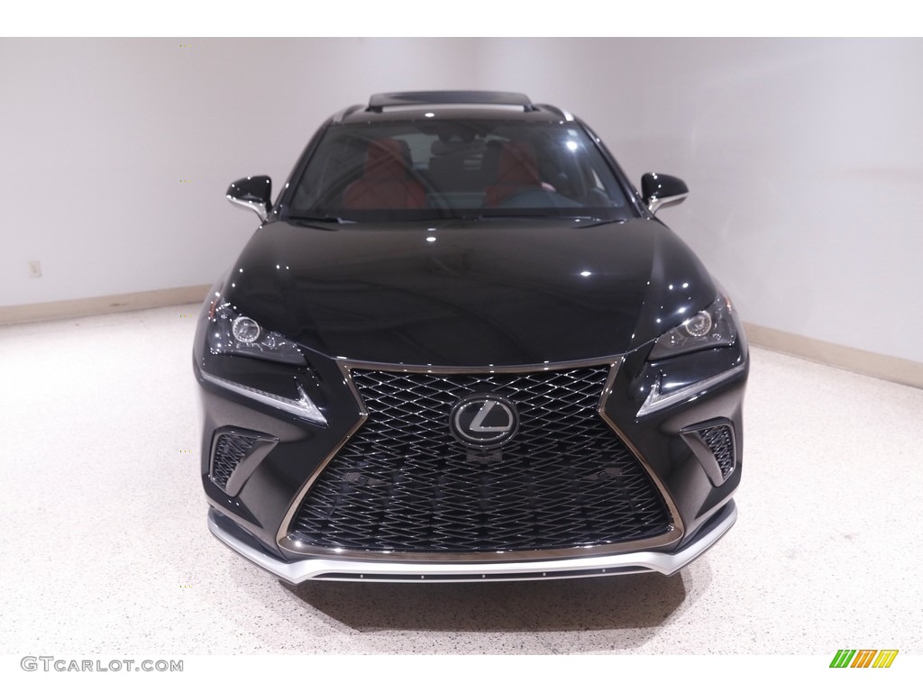 2020 NX 300 F Sport AWD - Obsidian / Circuit Red photo #2
