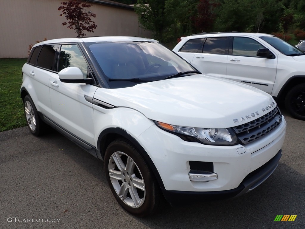 Fuji White 2015 Land Rover Range Rover Evoque Pure Plus Exterior Photo #144772435